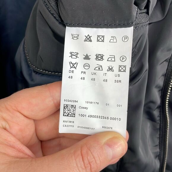 Hugo Boss Men’s L Black Military Utility Jacket Trim Fit Relaxed 38 Reg - Picture 9 of 14